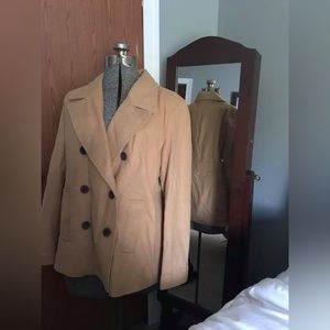 Tan Wool Overcoat